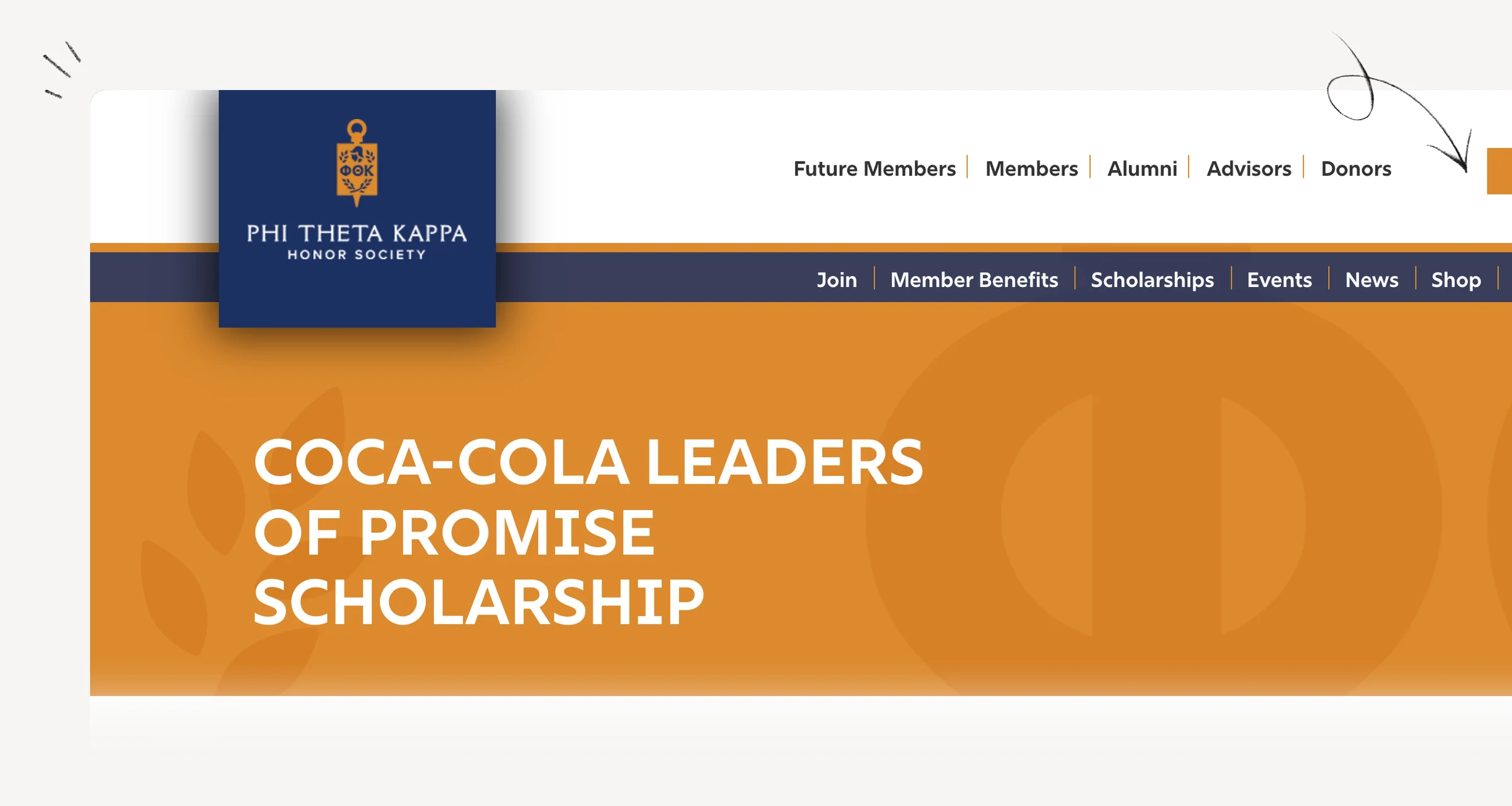 Coca-Cola Leaders of Promise scholarship credit and enrollment requirements.