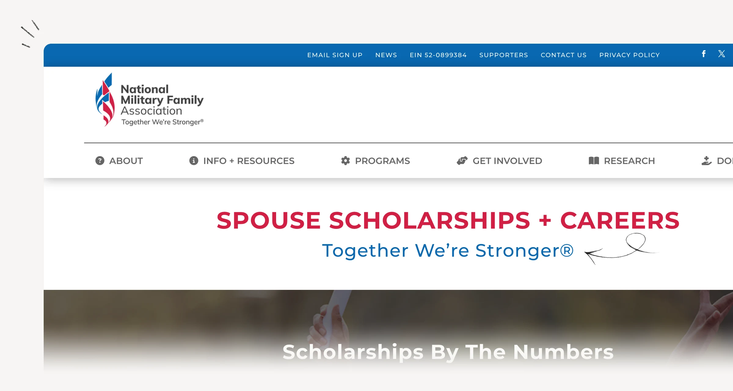 NMFA military spouse scholarship overview and application information.