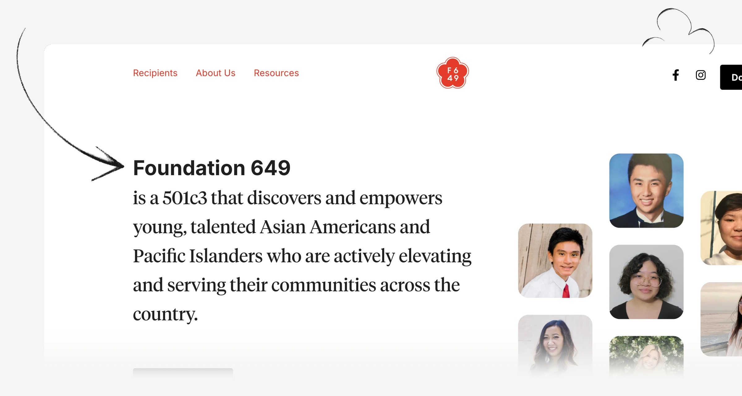 Foundation 649 — scholarship requirements