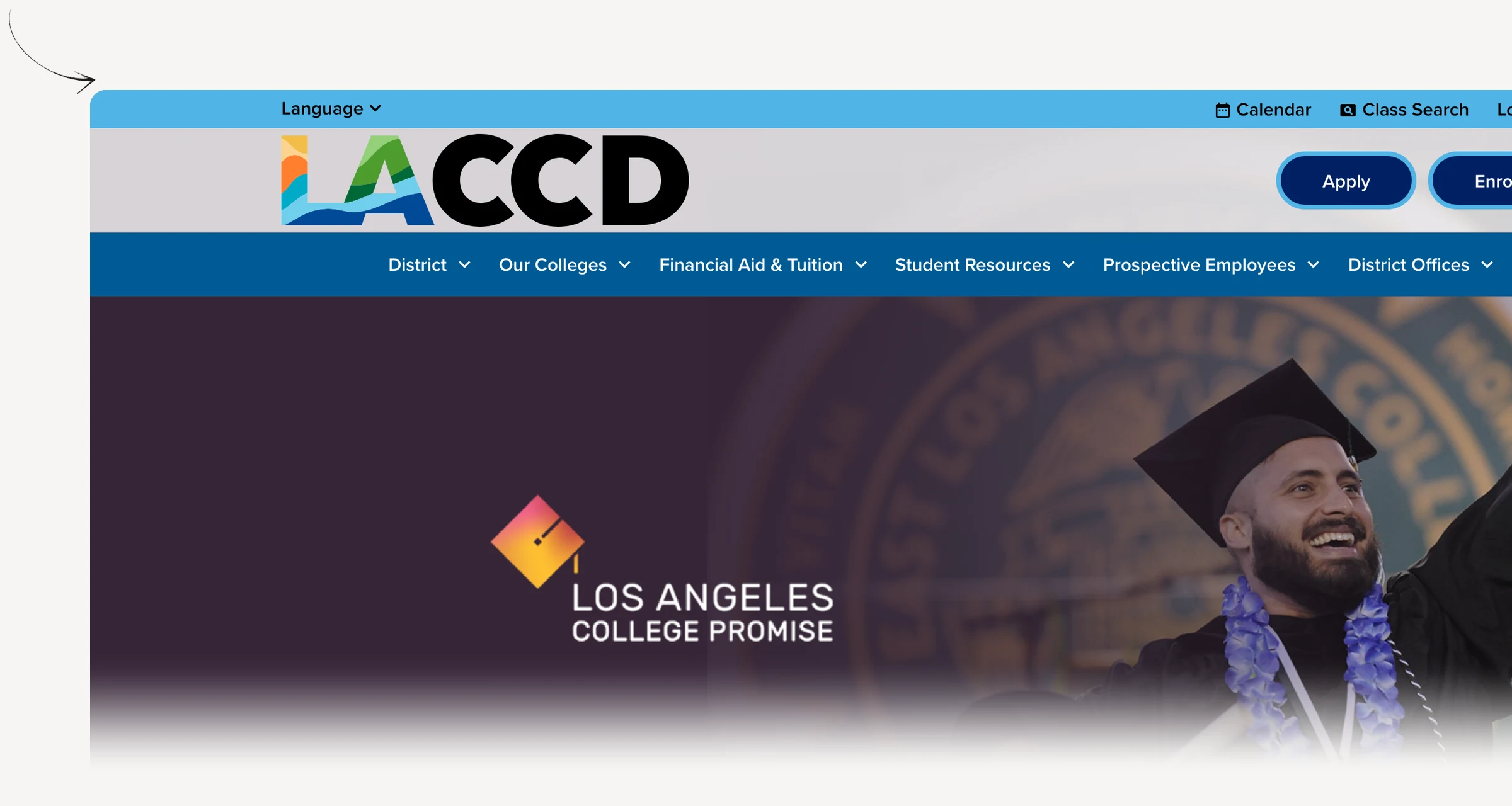 Los Angeles College Promise overview of tuition support and student eligibility.