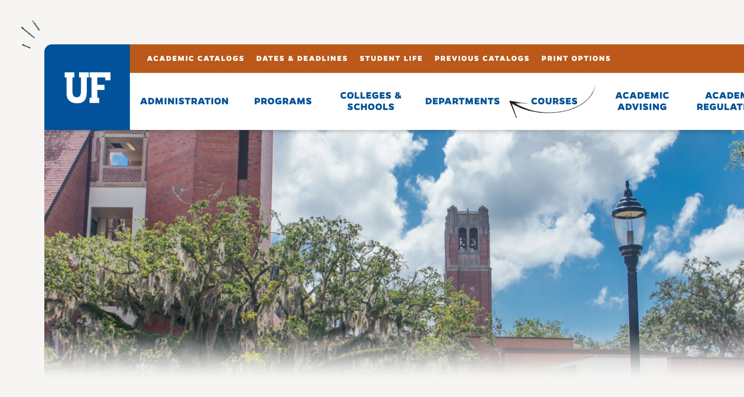 University of Florida advising guidance on critical tracking and degree progress.